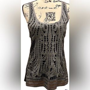 Express Silver & Gray tank top. Great condition.  Size Medium